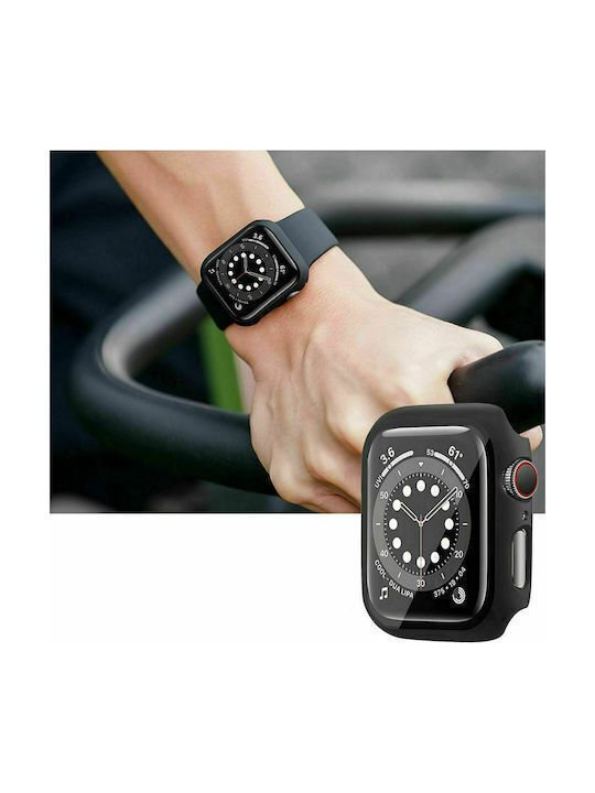 Homies Carcasă din plastic în culoare neagră pentru Apple Watch 44mm