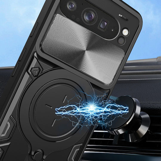 Techsuit Camguard Back Cover Metalic Negru (Poco F8 Pro)