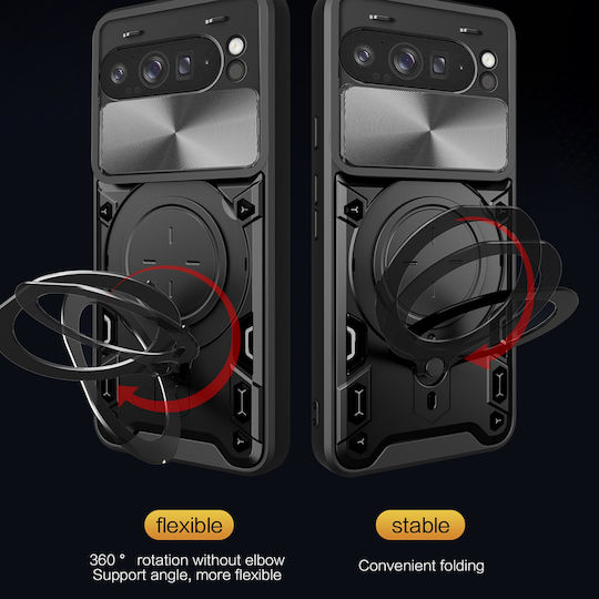 Techsuit Camguard Back Cover Metalic Negru (Poco F8 Pro)