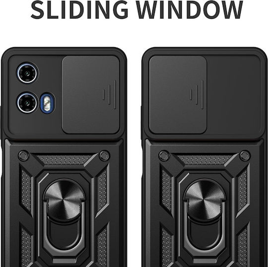 Magnetic Back Cover Negru (Motorola Moto G57 Power, Motorola Moto G67 Power)
