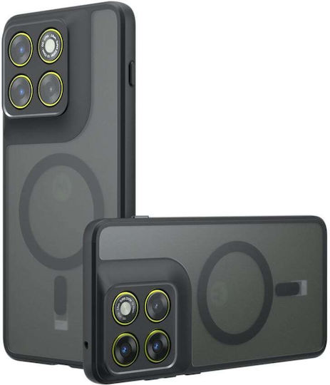 Case Motorola Edge 70 Skyddar Innovation Purefrost Magsafe Antisoc Set Sticker Frost Black