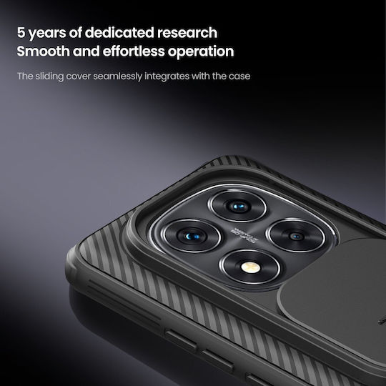 Nillkin Camshield Texture Pro Series Задна корица Пластмаса / Силикон Зелен (Redmi Note 14 Pro+)