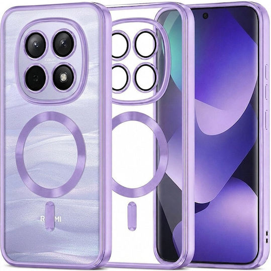 Techsuit Husă Luxury Crystal Back Cover din Silicon Violet (Redmi Note 15)