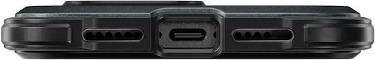 Mageasy Odyssey Stand M Back Cover Black for iPhone 16 Pro Max