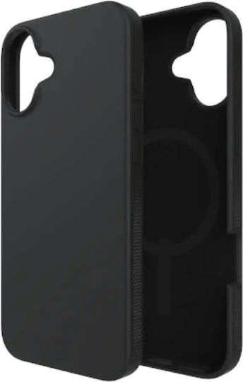 Zagg Snap Back Cover Plastic / Silicone / Tempered Glass Black (iPhone 16 Plus)