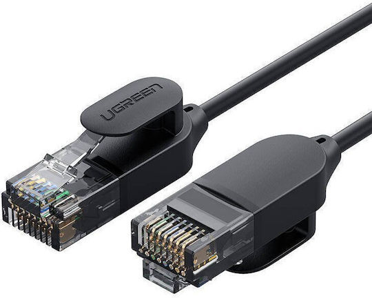 Ugreen U/UTP Cat.6a (Gigabit) Καλώδιο Δικτύου Ethernet 10m Μαύρο