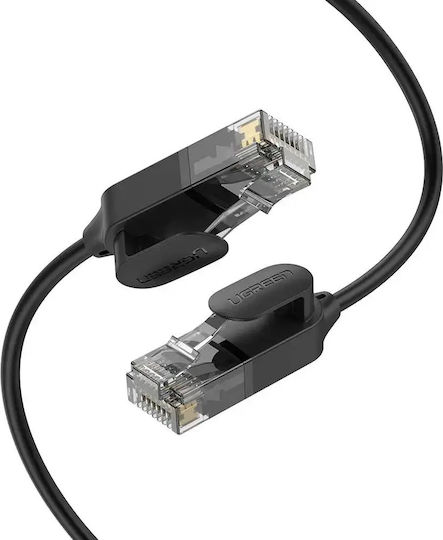 Ugreen U/UTP Cat.6a (Gigabit) Καλώδιο Δικτύου Ethernet 10m Μαύρο