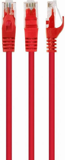 Cablexpert U/UTP Cat.6 Gigabit Network Cable Ethernet 0.25m Red