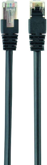 Cablexpert F/FTP Netzwerkkabel Kat.6 Gigabit Ethernet 0,5m Schwarzes