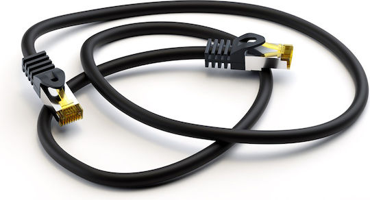 Goobay S/FTP Cat.7 (10Gbps) Ethernet Network Cable 1m Black