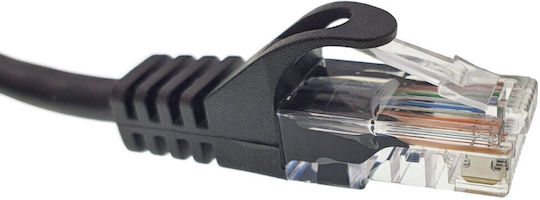 Lanberg U/UTP Cat.5e (Gigabit) Cablu De Rețea Ethernet 15m Negru