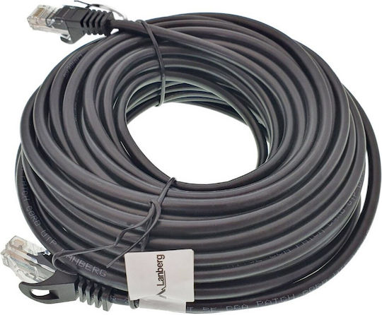 Lanberg U/UTP Cat.5e (Gigabit) Cablu De Rețea Ethernet 15m Negru