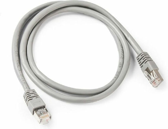 Cablexpert S/FTP Cat.6a (Gigabit) Καλώδιο Δικτύου Ethernet 1m Γκρι