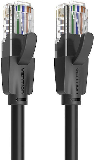 Vention U/UTP Cat.6 (Gigabit) Cablu de Rețea Ethernet 1m Negru