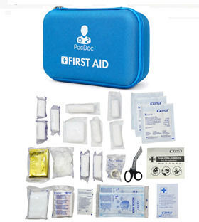Car Emergency Kit First Aid Kit Din-13164:2022 Powder Fire Extinguisher 1kg Warning Triangle & Reflective Vest