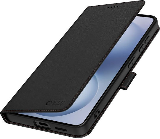 Tech-Protect Wallet Δερματίνης / Σιλικόνης Μαύρο (Galaxy S26 Ultra)