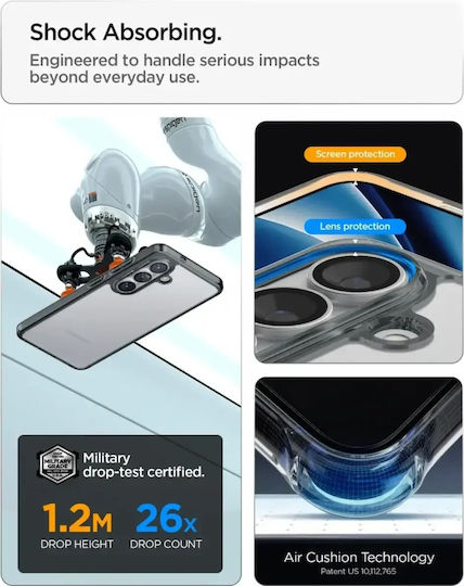 Spigen Ultra Hybrid Rückseite Silikon Kunststoff 2mm Semi-Transparent Galaxy S26