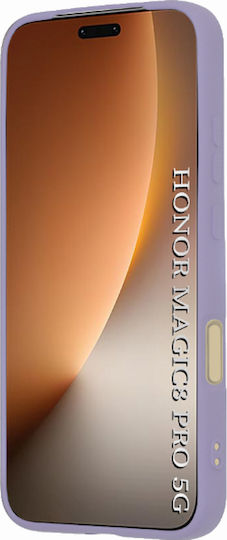 Techsuit Softflex Silicone Back Cover Purple for Honor Magic8 Pro