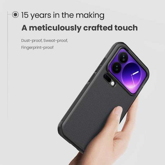Nillkin Super Shield Rückseite Umschlag Silikon / Kunststoff Schwarz (Xiaomi 17 Pro)