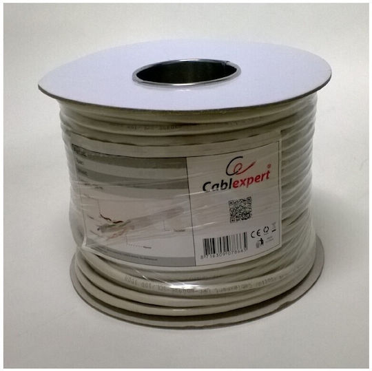 Cablexpert U/FTP (STP) Cat.6e High Speed Ethernet Network Cable Without Terminals 100m Gray