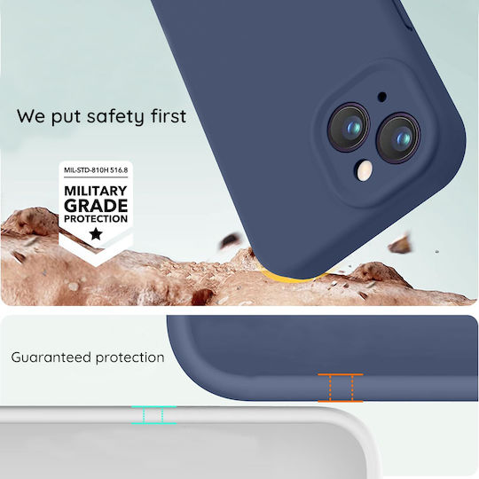 Techsuit Softflex Silicone Back Cover Navy Blue Realme GT 8 Pro