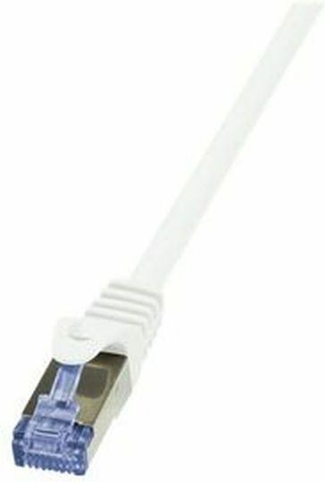 LogiLink S/FTP Cat.6a (Gigabit) Network Cable Ethernet 2m White
