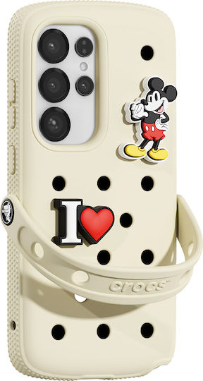 Samsung Crocs Cream Back Cover Πλαστικό Μπεζ (Galaxy S25 Ultra)