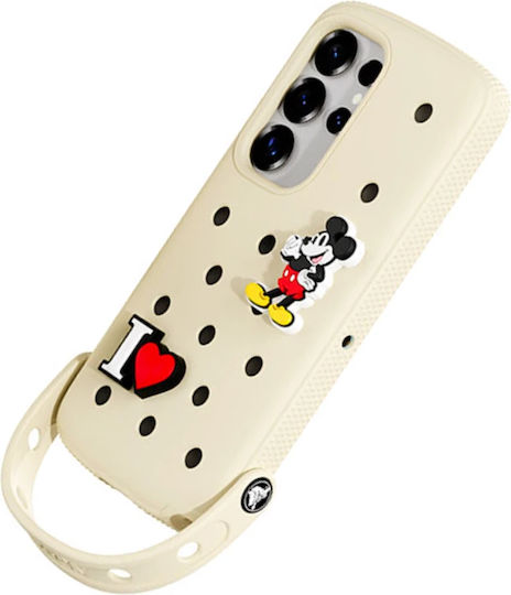 Samsung Crocs Cream Back Cover Πλαστικό Μπεζ (Galaxy S25 Ultra)
