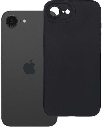 Matt Back Cover Σιλικόνης Μαύρο (iPhone 17e / 16e)
