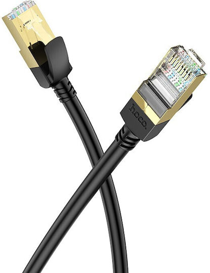 Hoco U/UTP Cat.6 (Gigabit) Καλώδιο Δικτύου Ethernet 5m Μαύρο