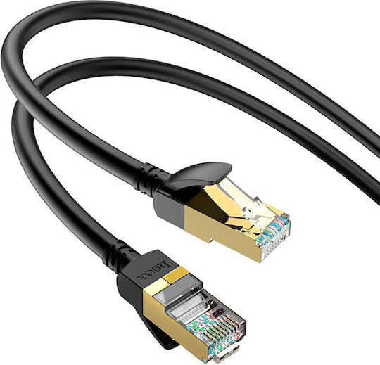 Hoco U/UTP Cat.6 (Gigabit) Καλώδιο Δικτύου Ethernet 5m Μαύρο