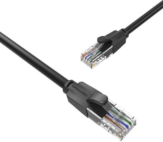 Vention U/UTP Cat.6 (Gigabit) Cablu de Rețea Ethernet 0.5m Negru