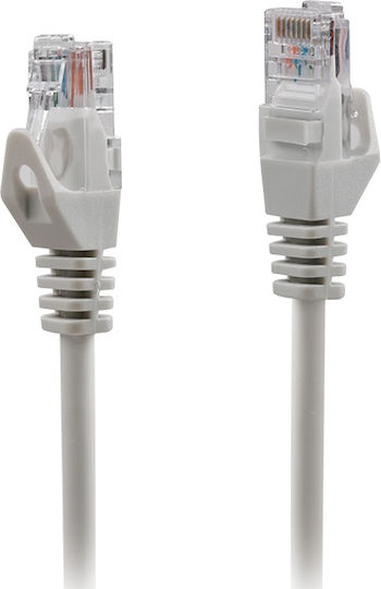 NOD U/UTP Cat.6 (Gigabit) Καλώδιο Δικτύου Ethernet 1m Γκρι