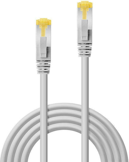 Lindy S/FTP Cat.6a Gigabit Network Cable Ethernet 2m Gray