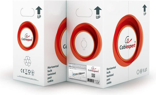 Gembird S/FTP Cat.5e (Gigabit) Καλώδιο Δικτύου Ethernet χωρίς ακροδέκτες 305m Γκρι
