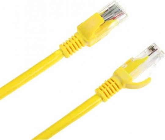 Cablu Patch UTP Spacer Cat5e Cupru-Aluminiu 10 M Galben Awg26 "sp-pt-cat5-10m-y" Sigiliu Verde 0,18 Lei