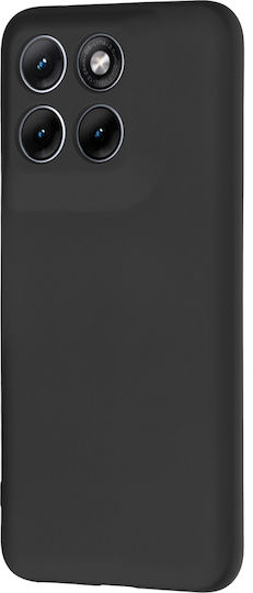 Techsuit Softflex Silikon Umschlag Rückseite Schwarz (Motorola Edge 70 Fusion 5G)