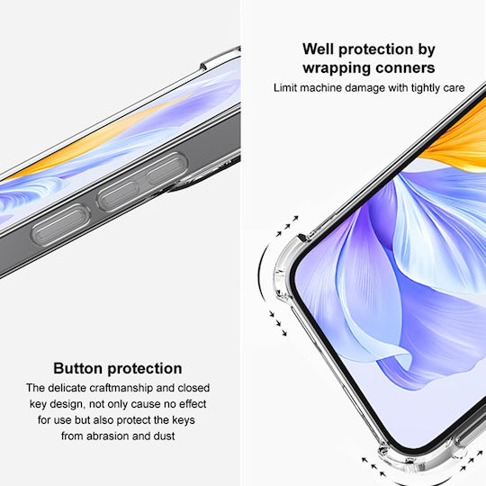 Techsuit Stoßfeste Klare Silikon Handyhülle Für Google Pixel 11 Pro Transparent