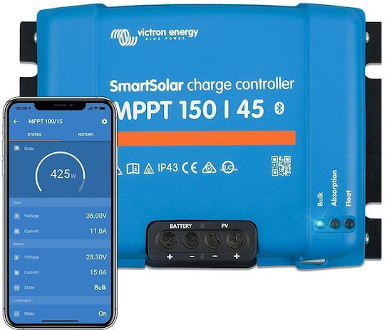 Victron Energy SmartSolar MPPT 150/45 Solar Laderegler 48V 45A