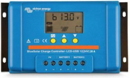 Victron Energy BlueSolar PWM -LCD&USB 12/24-20 Solar Laderegler 24V 20A