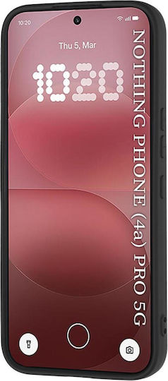 Techsuit Softflex Rückseite Umschlag Silikon Schwarz (Nichts Phone (4a) Pro)