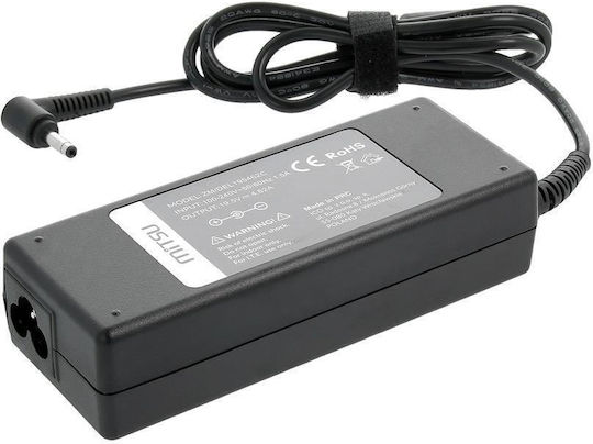 Mitsu Laptop Charger 90W 19.5V 4.62A for Dell with Detachable Power Cable
