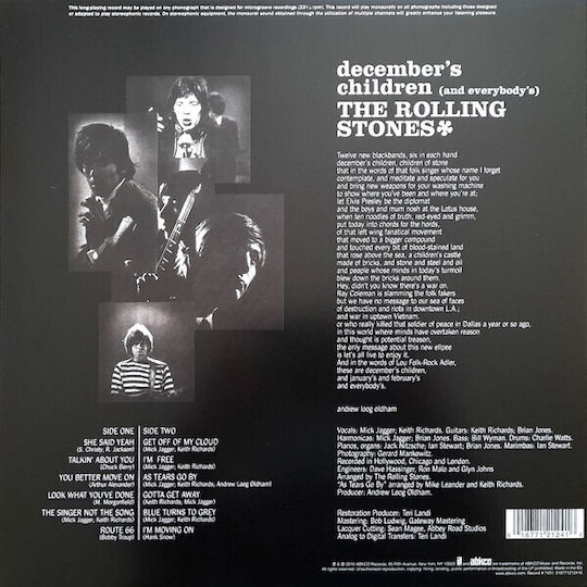 Rolling Stones December's Children Everybody's 1 Vinyl