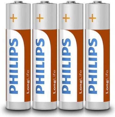 Philips Longlife Μπαταρίες Zinc AAA 1.5V 4τμχ