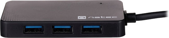Natec Moth Hub 4 Ports USB 3.0 with USB-A Connection