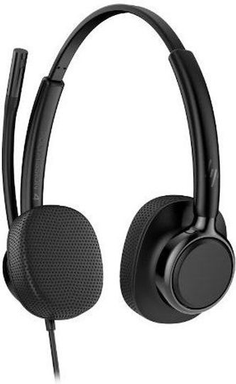HP Poly Mission 420 On Ear Multimedia Ακουστικά με μικρόφωνο και σύνδεση USB-A / USB-C