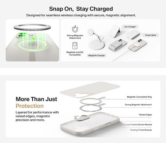Belkin Задна корица Пластмаса Бежов (iPhone 17 Pro)