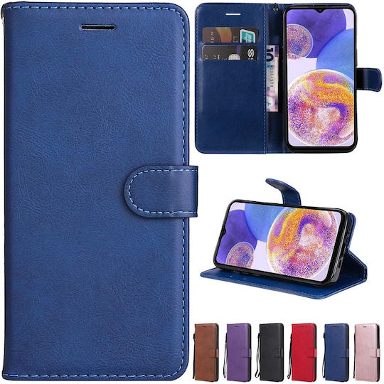Buchen Sie Leder / Kunststoff Blau (Samsung alle Book-Typ-Modelle)