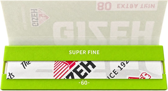 Gizeh Super Fine Хартия за търкаляне на цигари Extra Slim 60 листа 1 бр
