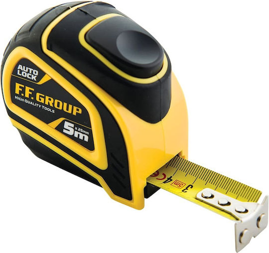 FFG Auto Lock Μετροταινία με Αυτόματη Επαναφορά και Μαγνήτη 16mm x 3m